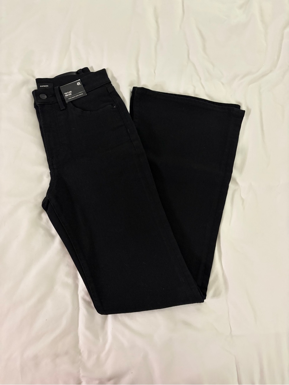 Express Black Wide Leg Jeans - Flare Women's